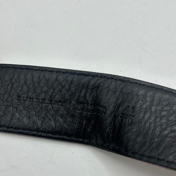 BURBERRY Canvas Nova Check Belt Sz 44 / 110 - Picture 8 of 8